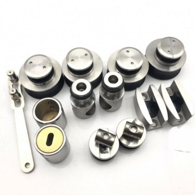 High Quality Round Shape SS304 Sliding barn door roller hardware fitting system