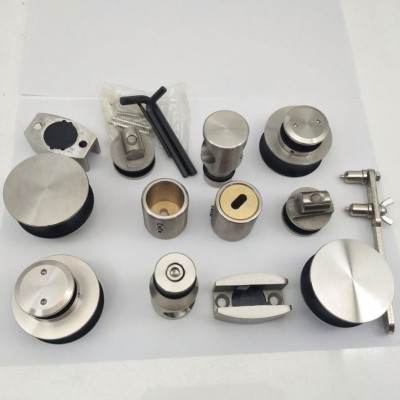 Glass door stainless steel bathroom glass door sliding fitting