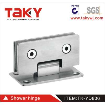 bi-folding glass door shower hinge for glasses