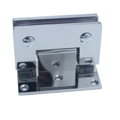 stainless steel glass to wall glass shower door  hinge for glass